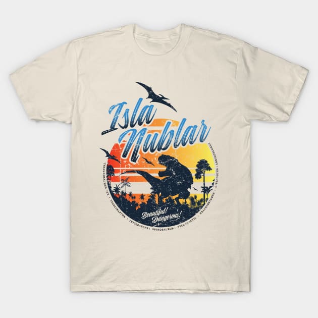 Isla Nublar T-Shirt by MindsparkCreative